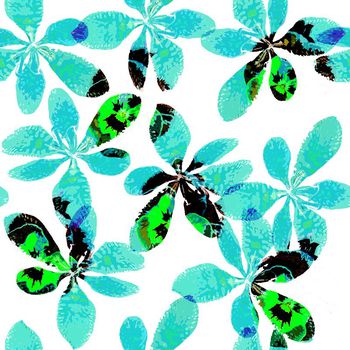 446460-清新手绘抽象花卉系列 水彩水墨复古