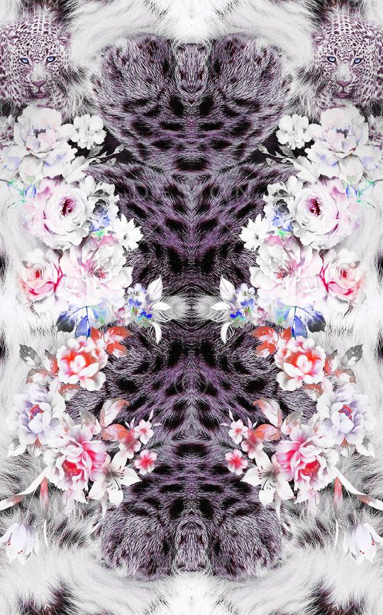 豹纹印花华亿平台图片