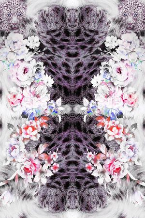 豹纹印花华亿平台图片