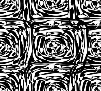 446473-时尚潮流几何波纹矢量印花