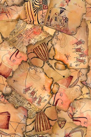 复古印花华亿平台图片