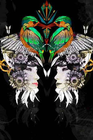 抽象印花华亿平台图片