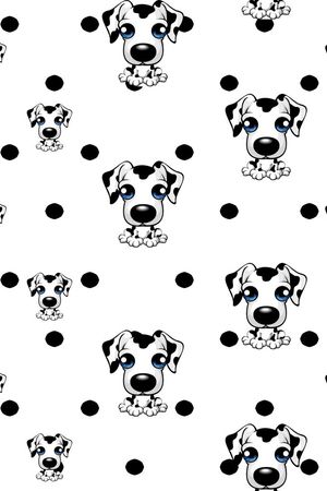 斑点狗印花华亿平台图片