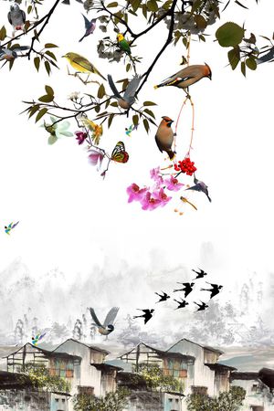 中国风印花华亿平台图片