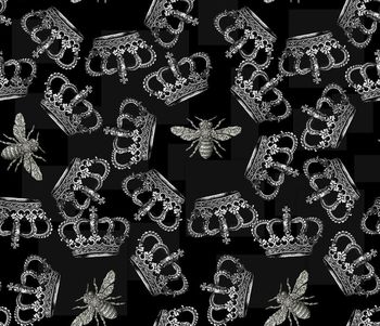 446739-时尚王冠昆虫组合男装秋冬卫衣外套印