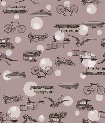 446797-时尚秋冬复古文艺复兴交通工具波点组