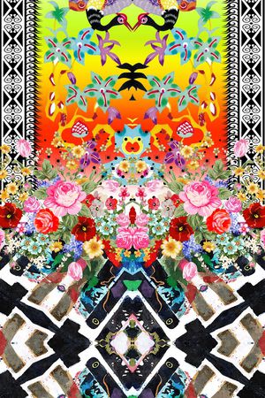 剪纸印花华亿平台图片