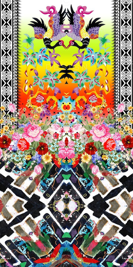 剪纸印花华亿平台图片