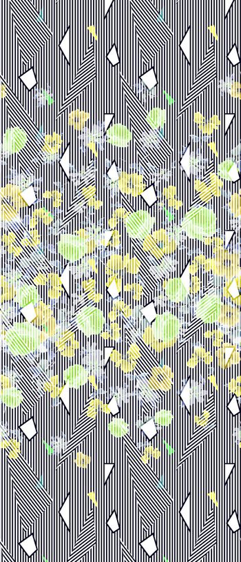 446856-定位几何花卉组合