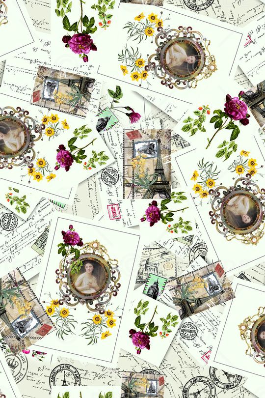 复古邮票印花华亿平台图片