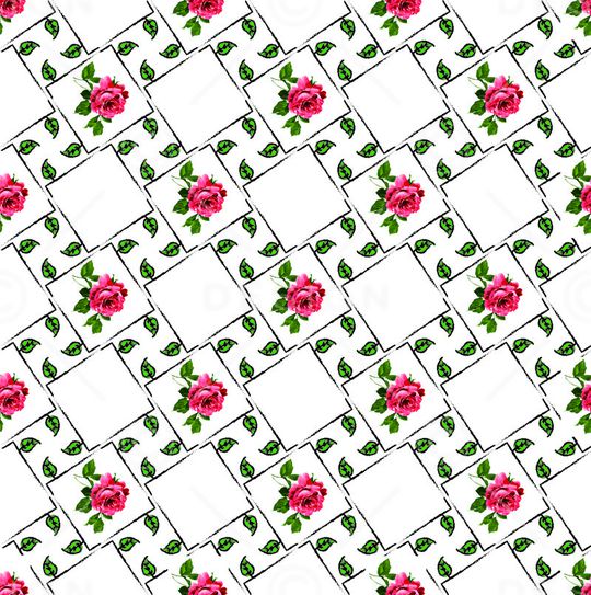 清新田园印花华亿平台图片