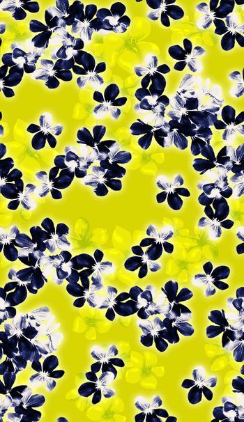 时尚满铺小花印花华亿平台图片