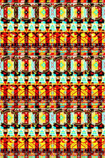 447119-波西米亚风格异域几何纹样
