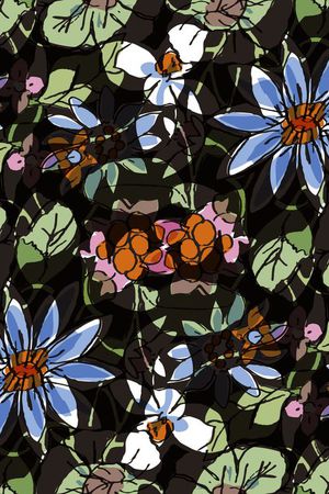 清新印花华亿平台图片