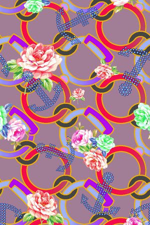 抽象印花华亿平台图片