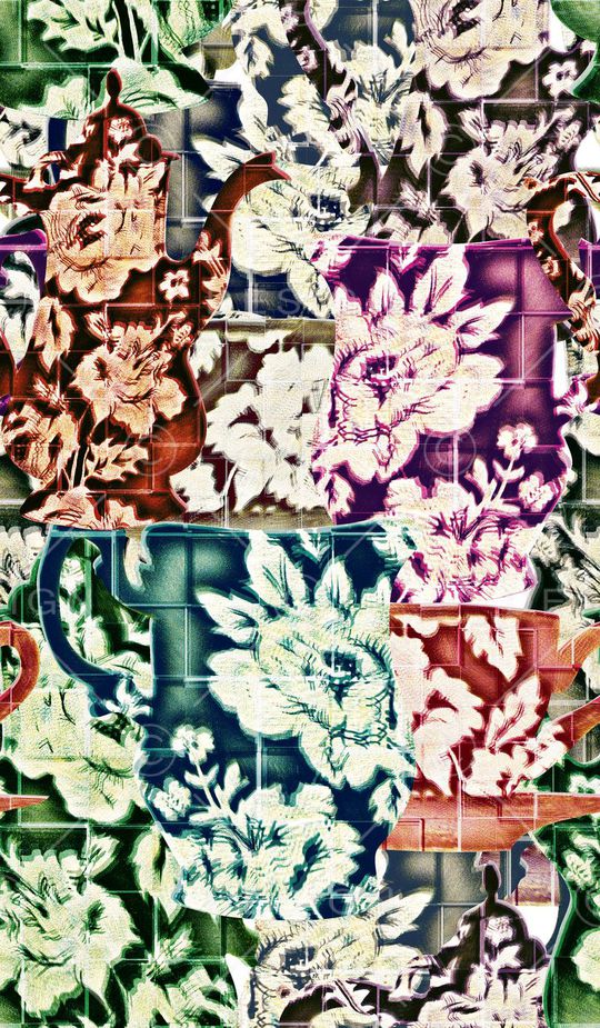 抽象印花华亿平台图片