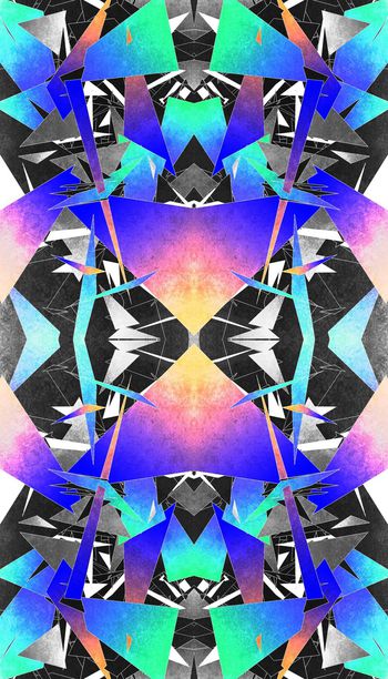 447285- 1506 WL232 几何色块渐