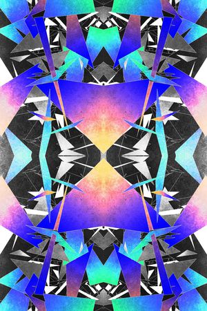 几何印花华亿平台图片