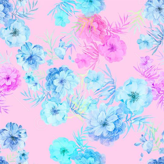 花卉 花 素雅 大气 女装印花华亿平台图片