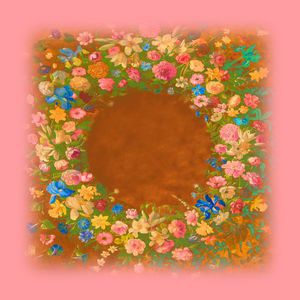 花卉 方巾 丝巾 设计 女装 花印花华亿平台图片