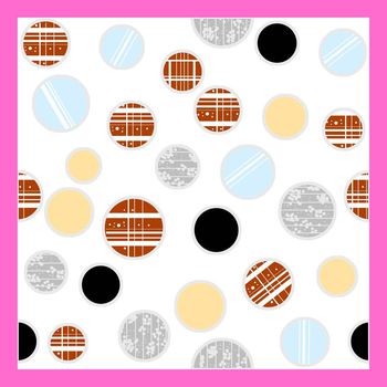 几何  圆 方巾  丝巾印花华亿平台图片