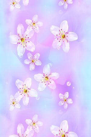 花 小花  围巾  数码印花华亿平台图片