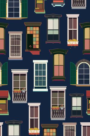 趣味窗户印花华亿平台图片