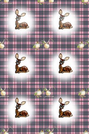 可爱印花华亿平台图片