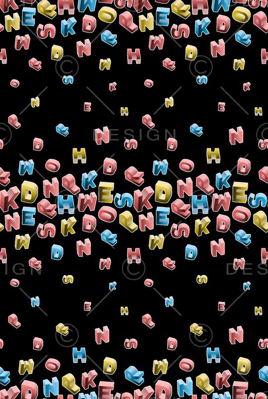 字母印花华亿平台图片