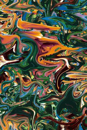 抽象世界印花华亿平台图片