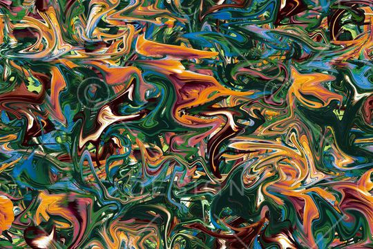 抽象世界印花华亿平台图片