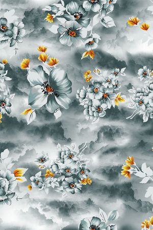 水墨印花华亿平台图片