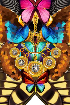 长款连衣裙印花华亿平台图片