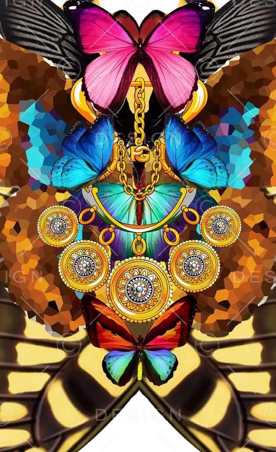 长款连衣裙印花华亿平台图片