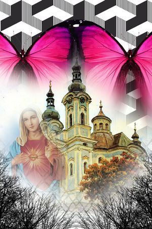 城堡印花华亿平台图片