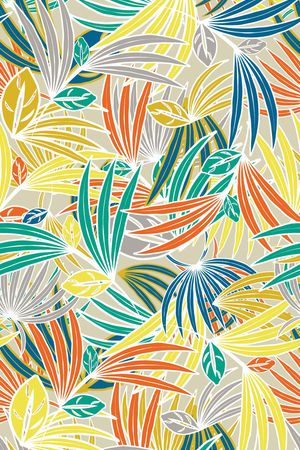 叶子图案印花华亿平台图片