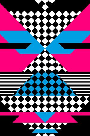 几何印花华亿平台图片