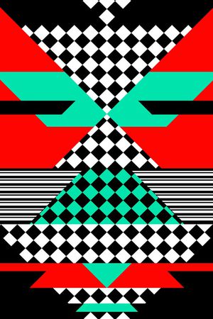 几何印花华亿平台图片