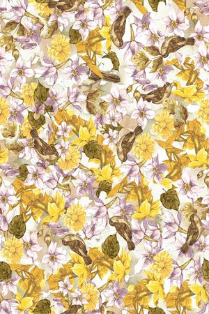 水彩印花华亿平台图片