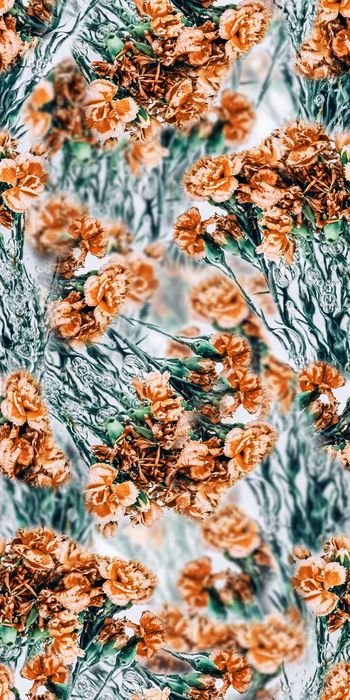 447739-朦胧花卉 红色 服装 丝巾 时尚 