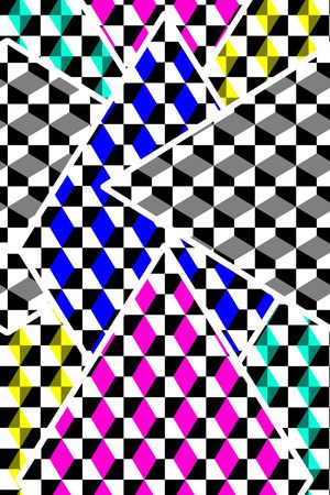 抽象印花华亿平台图片