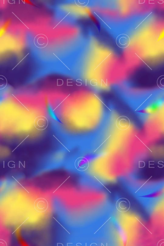 四色柔美炫彩纹印花华亿平台图片