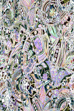 抽象印花华亿平台图片