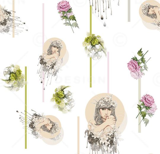 花朵印花华亿平台图片