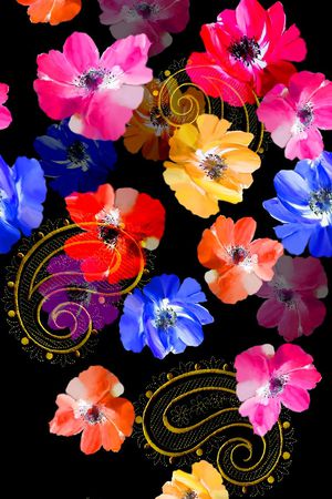 时尚 流行 新潮印花华亿平台图片