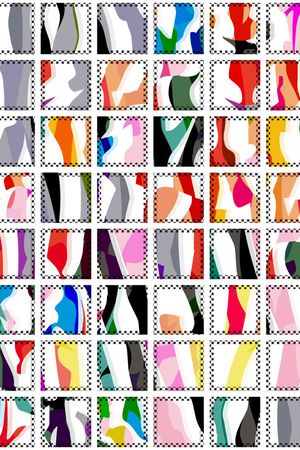 抽象印花华亿平台图片