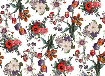 448024-复古时尚优雅花卉数码印花1