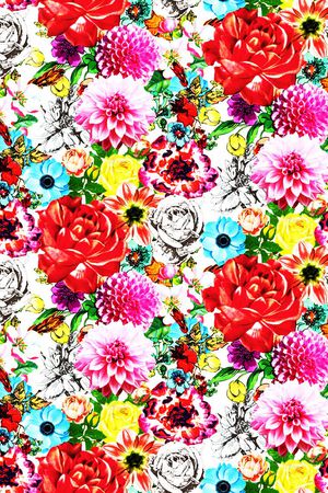 田园风印花华亿平台图片