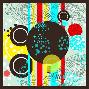 几何印花华亿平台图片