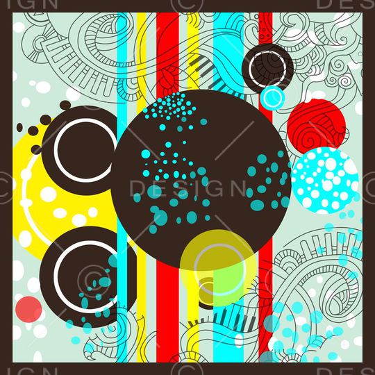 几何印花华亿平台图片